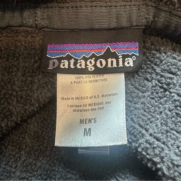 Patagonia Men’s Radiant Jacket medium Gray Full Zip Fleece polartec Casual - Picture 7 of 11